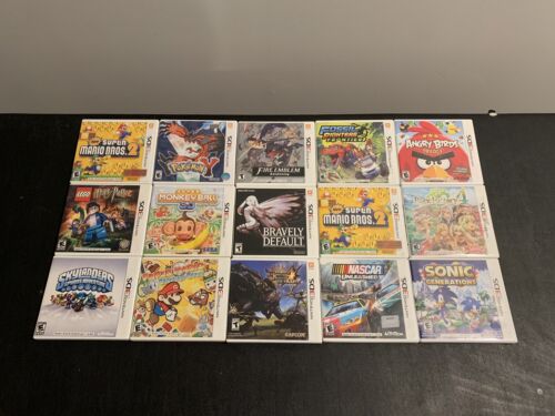 Lot of 15 Nintendo 3DS DS Game Case & Manual only NO GAMES Pokemon Fire Emblem + - Afbeelding 1 van 24