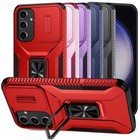 For Samsung Galaxy A36 5G Case Magnetic Metal Ring Stand Camera Protection Cover