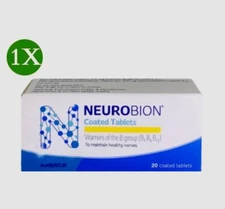 1X Neurobion - Vitamin B1, B6, B12/Nerve Relief, Numbness & Tingling -20 Tablets