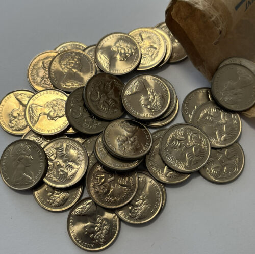 1x 1980 Choice UNCIRCULATED 5 Five Cent Coin - Australian Coin Ex Mint Roll - Picture 8 of 12