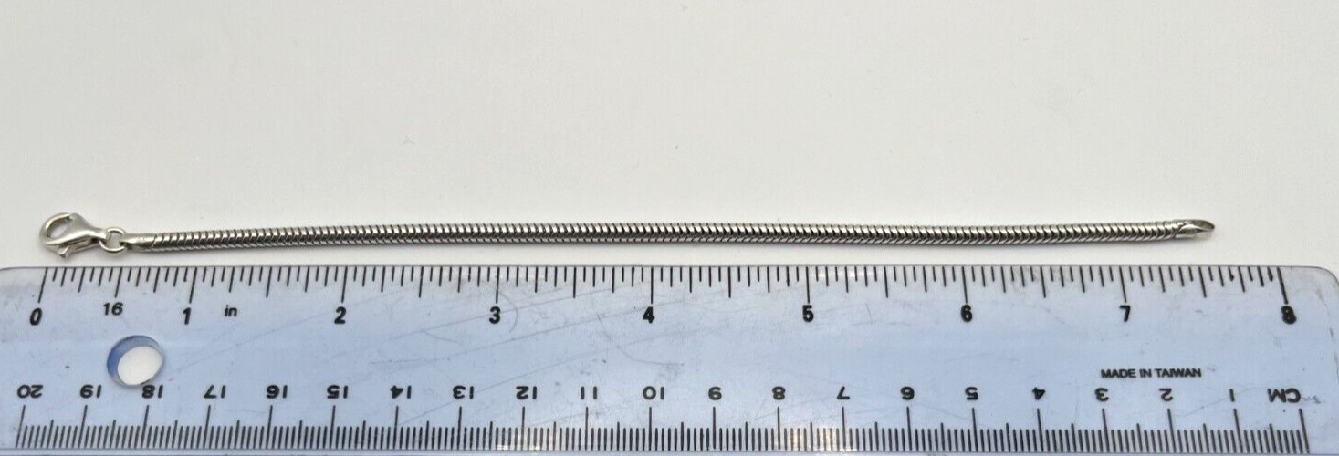 IBB Solid Sterling Silver 925 Serpentine Snake Ro… - image 7