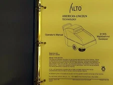 ALTO 91WS Walkbehind Sweeper  Operartor's Manual