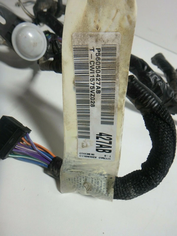 OEM WIRING INSTRUMENT PANEL FOR 2005 JEEP WRANGLER W/HARDTOP 56050427AB CC - Image 2 of 4