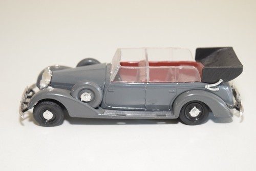 A35 1:43 RIO MERCEDES-BENZ 770 CABRIOLET 1937 GREY EXCELLENT CONDITION - Imagen 2 de 7