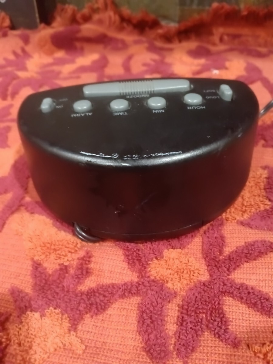 Westclox Black Alarm Clock Model # 22721 | eBay