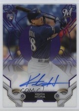 2019 Topps High Tek High Tek Auto Purple 72/99 Keston Hiura #HTA-KH Auto 03xg