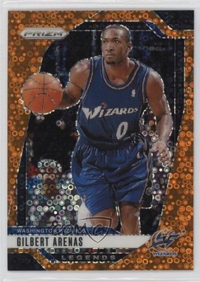 2024-25 Panini Prizm Legends Fast Break Orange 52/125 Gilbert Arenas #275 1j5e