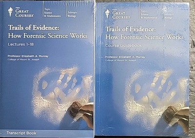 THE GREAT COURSES ~ Trails Of Evidence Forensic Sci. ~ DVD/Guide/Trans. ~ SEALED