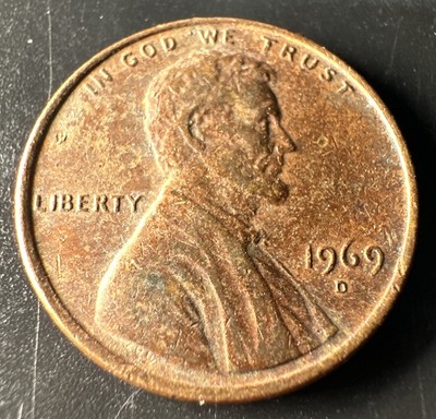1969 D Penny Error Lincoln Memorial No FG Floating Roof | eBay