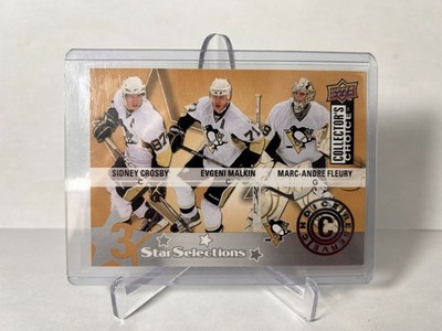 2009-10 3 Star Selections Choice Reserve Sidney Crosby , Malkin, Fleury
