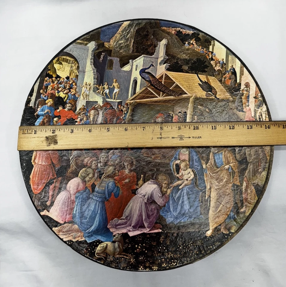 Raro Rompecabezas Circular Springbok "La Adoración de los Reyes Magos" C902 COMPLETO Foto 2 de 4