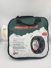 NEW! Quality Diamond Back European Hoop Style Tire Chains w/Spare Links, Manual