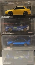 4X Mini-Z AUTOSCALE Subaru RARE Bodies 1/28 Scale Racing Body Kyosho Reflex GL