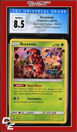 Buzzwole graded CGC 8.5 for sale on eBay