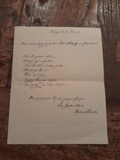 alter Brief, Tübingen 1820