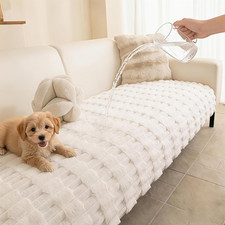 100 Waterproof Couch Cover for Dogs, Plush Pet Couch Covers for Sofa Washable,
