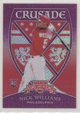 2018 Panini Chronicles Crusade Purple Mojo Prizm 64/99 Nick Williams #13 6f8