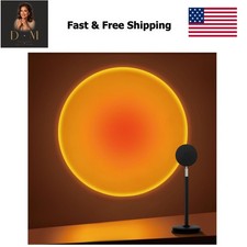 Sunset Lamp Projector,180 Degree Rotation Sun Projection Light Led Night Ligh...