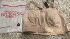 SHEFIT Women s Ultimate Beige High Impact Sports Bra 4Luxe NWT Style 110002