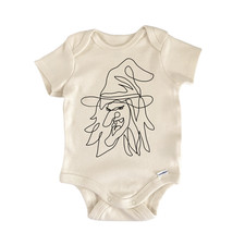 Witch Line Halloween Newborn Baby Onesie Bodysuit Gift