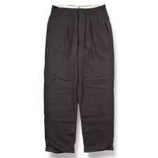 Vintage 50s Dress Pants Trousers Men  s Size 29x29 Rockabilly Pleated Cuffed