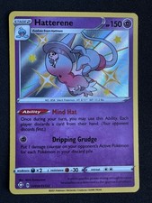 Hatterene Shiny Rare Shining Fates: Shiny Vault Holo SV056/SV122 Pokemon Card NM