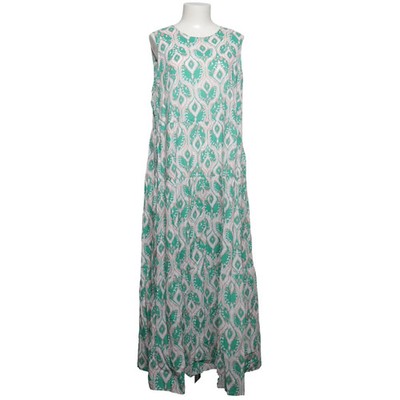 M&S Collection, Maxikleid, Größe: 42, Grün/Weiß/Pink, Baumwolle, Sonstiges #ihs