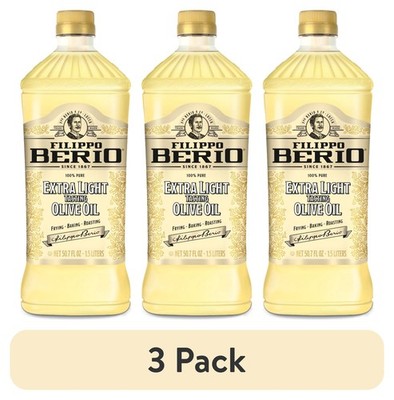 (3 pack) Filippo Berio Extra Light Olive Oil 50.7 fl oz
