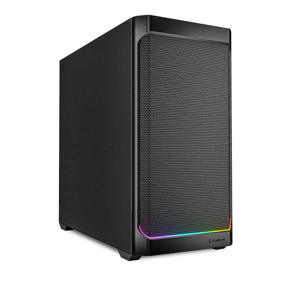 Sharkoon PC Gehuse MK4 RGB Strip Черный Micro-ATX schwarz 11290₽
