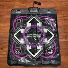 Playstation 3 Original Konami PS3 Dance Dance Revolution DDR Pad Mat Purple Pink