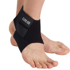 Cotill Ankle Support for Men and Women - Neoprene Breathable Medium, Black
