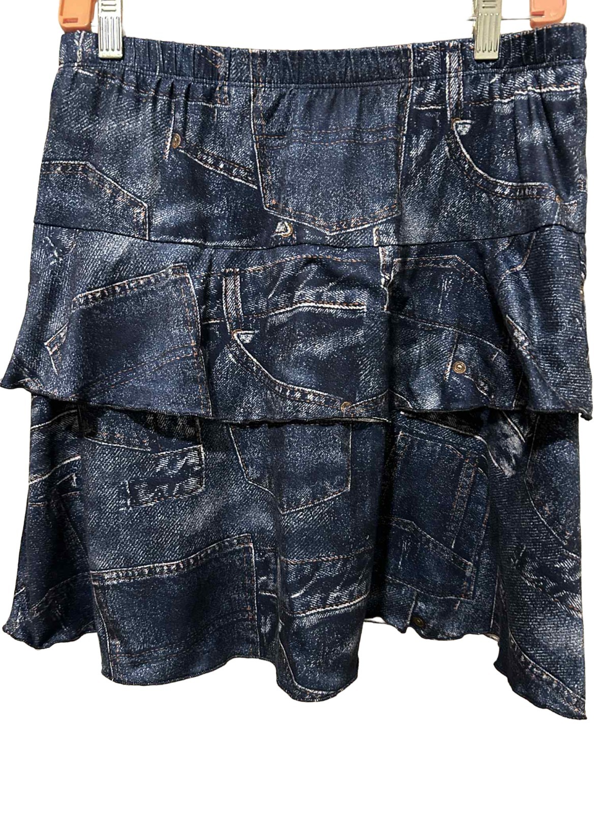 Gitane Canada Cute Denim Pattern Layered Cotton S… - image 1