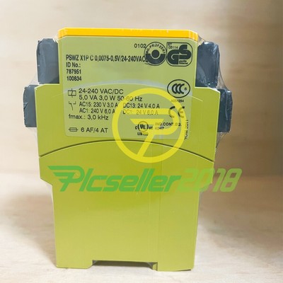 For Pilz PSWZ X1P 787951 Safety Relay 0.0075-0.5V/24-240VACDC