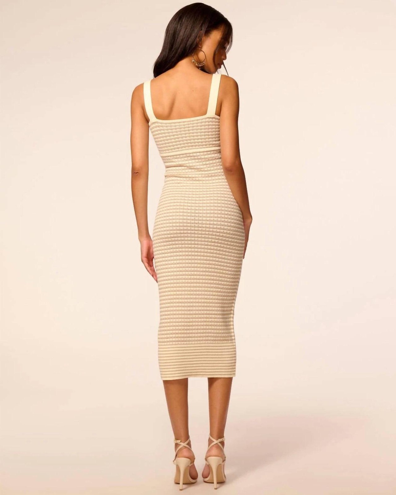 Ramy Brook Jessa Knit Midi Textured Dress Size L thumbnail 2