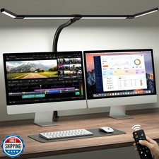 ONEMIX 42" LED Desk Lamp with Clamp, Architect Desk Light with Re