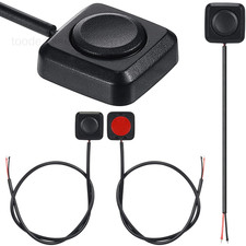 4 Pcs Momentary Push Button Switch 12v 24v Surface Mount Mini Black