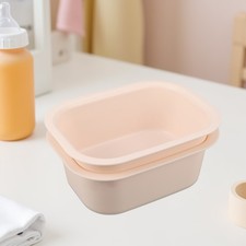  2 Pcs Changing Table Basin Thick Plastic Heat Resistant Baby Diaper Accessory