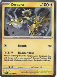 Zeraora 078/182 Destined Rivals Holo Rare