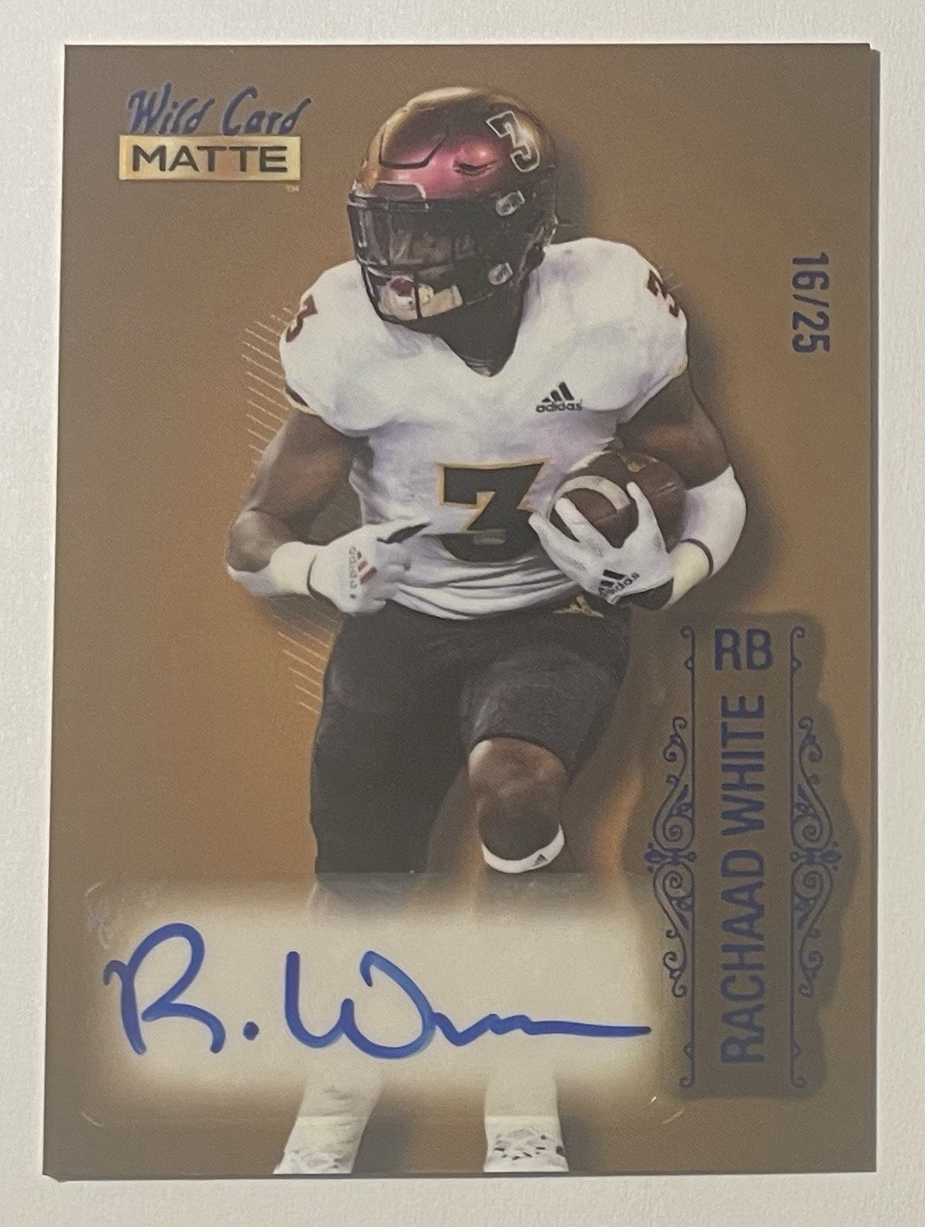 Rachaad White Wild Card Matte Silver Draft Picks Autographs #MBA Base