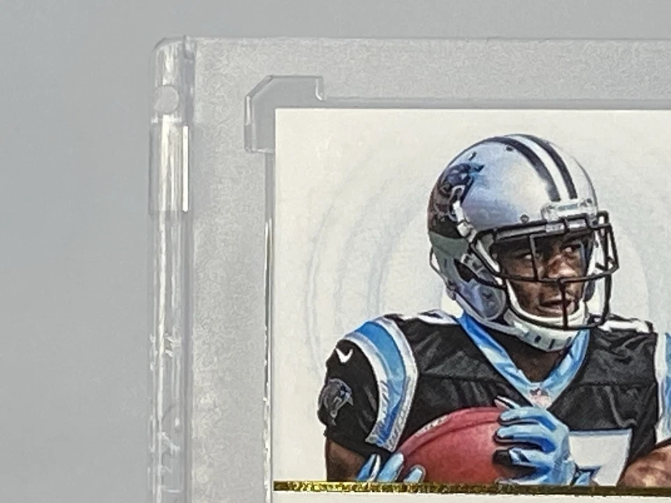 National Treasures Dual AUTO GOLD RC ROOKIE Kelvin Benjamin Funchess #6/10  2015 - Image 4 of 4