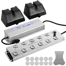 Ultrasonic Mist Maker 12 Heads, 9000ml/H Ultrasonic Fogger w/Float, 400W Wate...