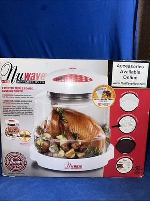 NuWave Pro Infrared Cooking System Convection Oven White Red 20331k