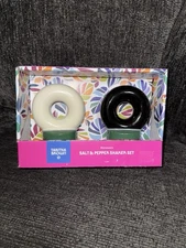 Tabitha Brown New Ceramic Salt & Pepper Shaker Set NIB
