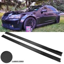 78.7 Carbon Fiber Style Side Skirts Rocker Panel Lip Kit For Pontiac G8 G6 G3