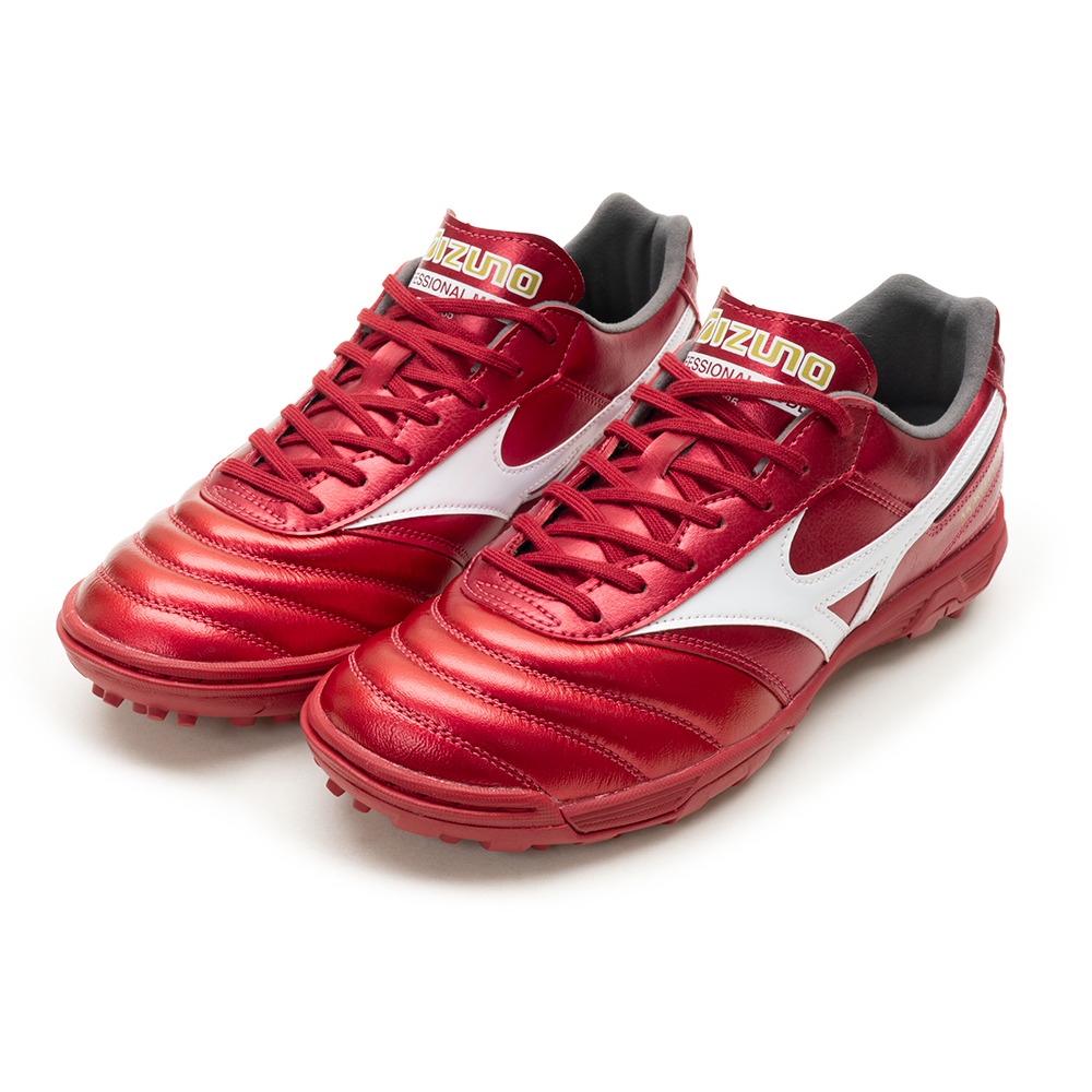 Mizuno Morelia II Pro AS Mens Turf Soccer Shoes 40th Ann. Red Wide