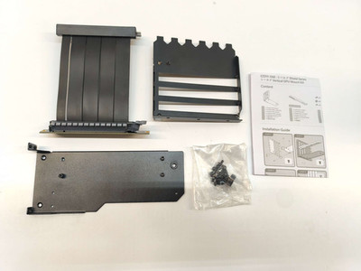 EZDIY-FAB Vertikale GPU-Halterung PCIe 4.0 Shield   Riser-Kabel 115 mm, 90°