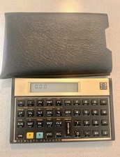 Hewlett Packard HP 12C Financial Calculator Gold with Protective Case - Tested