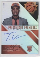 2014 Panini Prestige Prestigious Premieres Signatures Premium TJ Warren Auto hc2