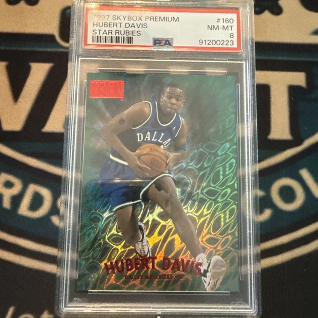 1997 Skybox Premium Star Rubies Hubert Davis /50 #160 PSA 8 NM-MT