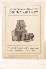 F66879 FOLMER 3-A GRAFLEX CAMERA INSTRUCTION MANUAL